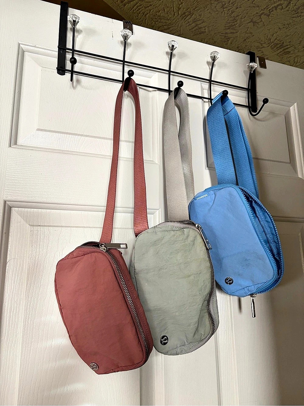 3: Lululemon Everywhere Belt Bag 1L Blue, grey, & Pink